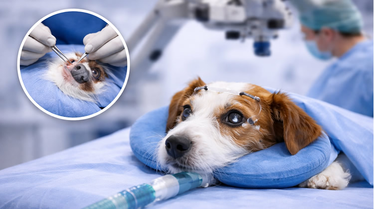 Cirugía Oftalmologica Perro