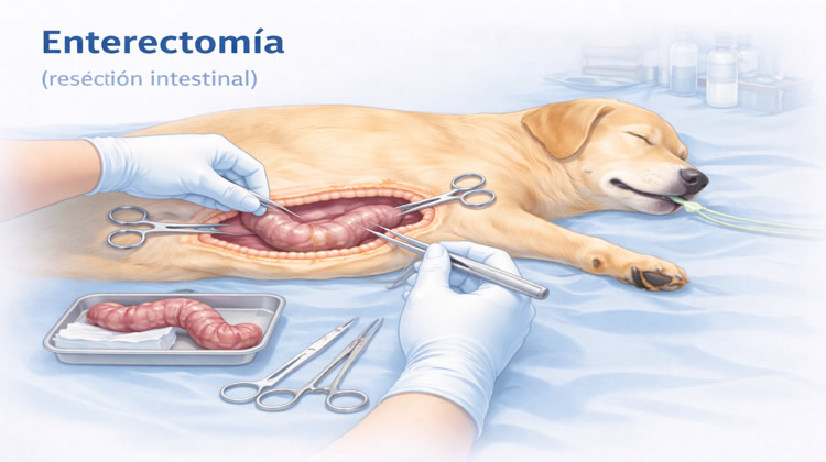 Cirugías Enterectomia Reseccion Intestinal Perro