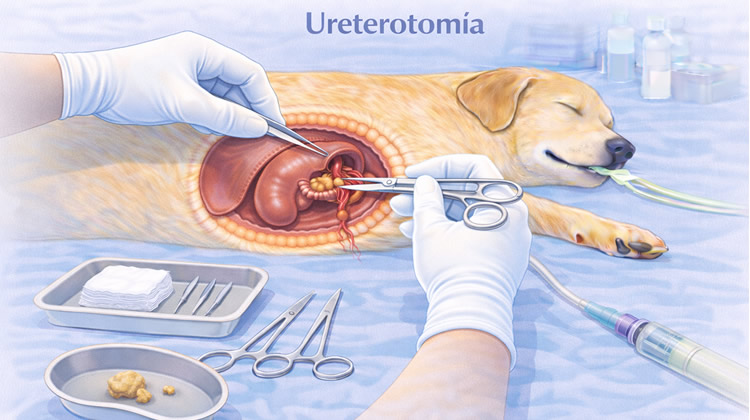Cirugías Uteretorotomia Perro