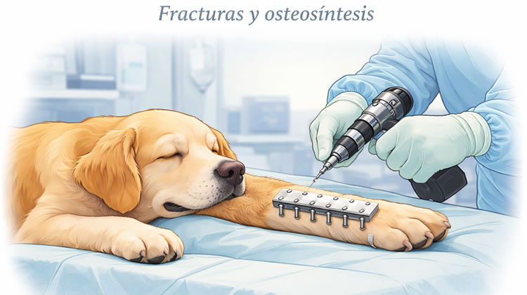 Cirugía Fracturas y osteosíntesis perro